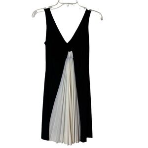 Black And Pleated White Dress for Sale up to 90% Off: Poshmark